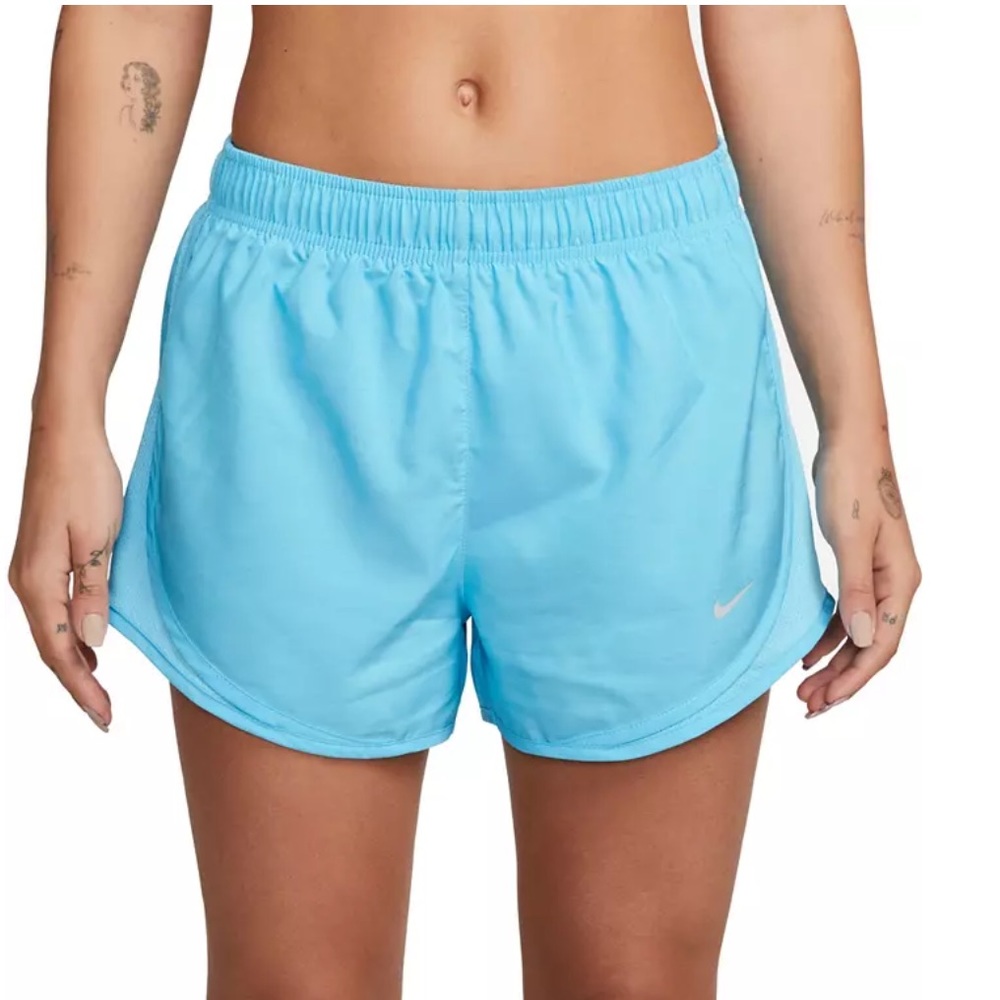 NWOT SIZE 3X NIKE TEMPO PLUS SIZE LINED BALTIC BLUE SHORTS NIKE 3X TEMPO SHORTS